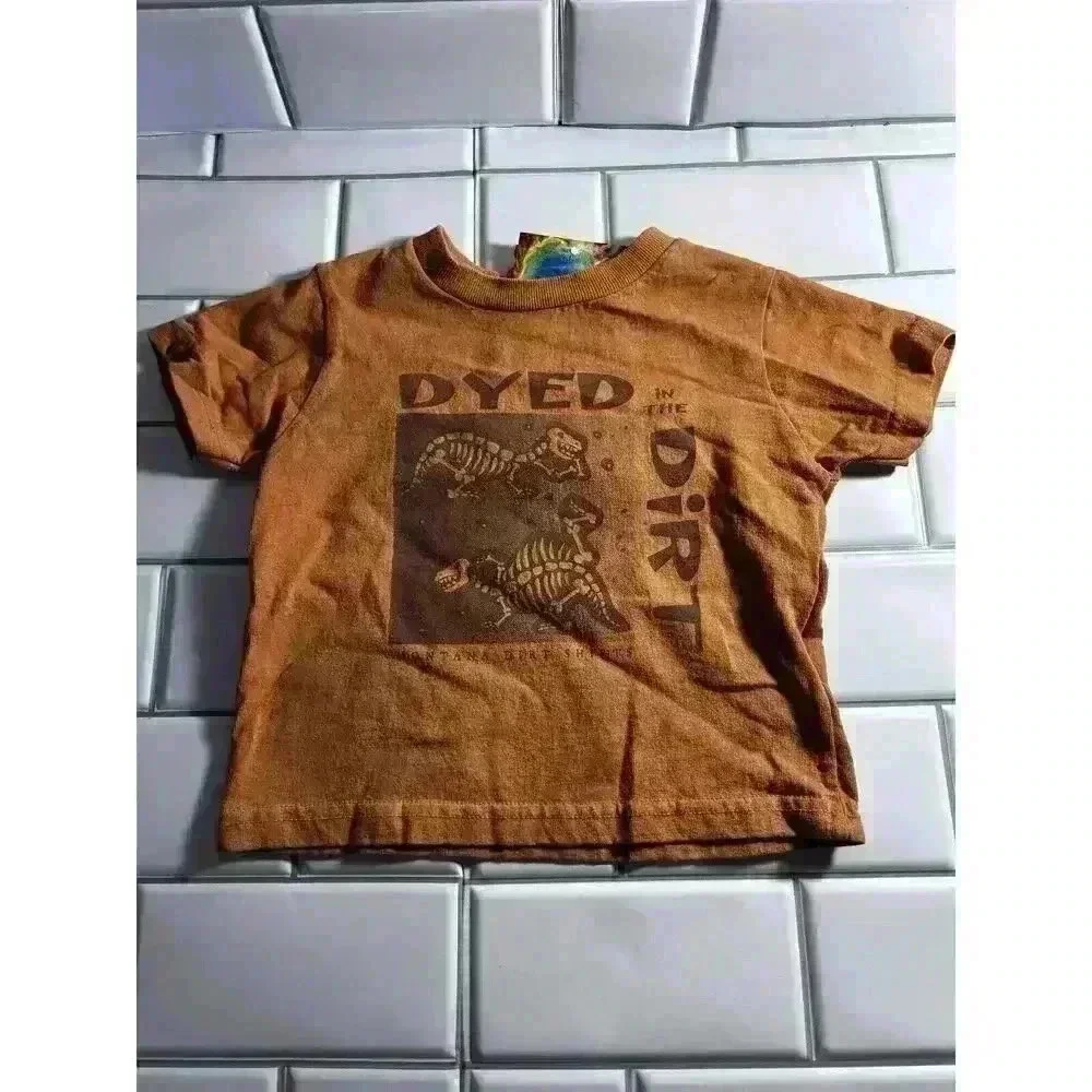 Size 2 Montana Mud Shirt Dyed In The Dirt Dinosaur T Shirt